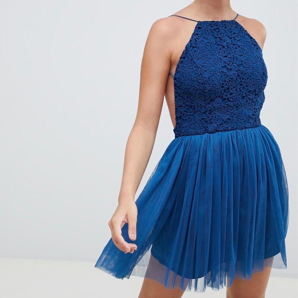 ASOS Blue Lace Tulle